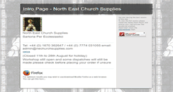 Desktop Screenshot of nechurchsupplies.com